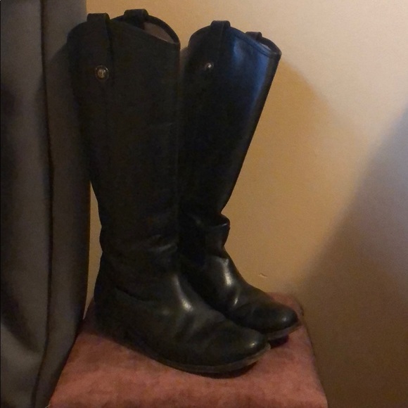 Melissa Frye Boots size 6 1/2. —Black - Picture 1 of 6